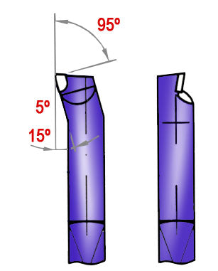 Herramienta Soldada ISO8 DIN4973 R 25x25