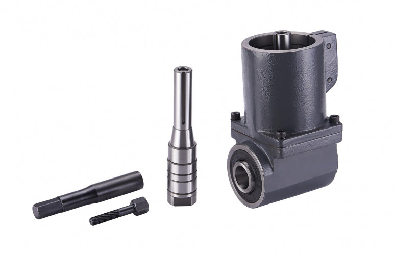 Milling spindle + steady rest