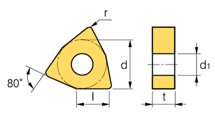 Turning Insert CCGT-AL 060204