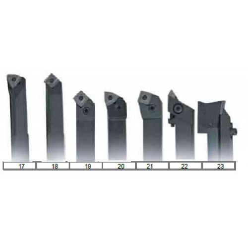 JUEGO DE 7 PORTA HERRAMIENTAS TORNEADO 20 mm