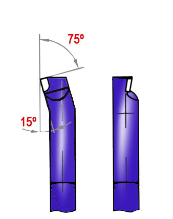 ISO9 DIN4974 R 25x25 Welded Tool