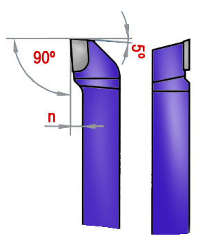 ISO6 DIN4980 R 32x32 Welded Tool