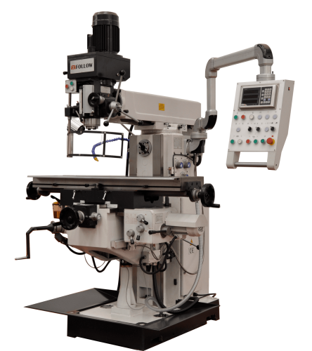 FRESADORA DE TORRETA VERTICAL COMBINADA FOLLOW FTC1250