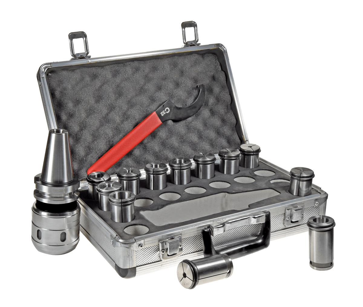 Juego de Porta pinzas gran apriete BT40