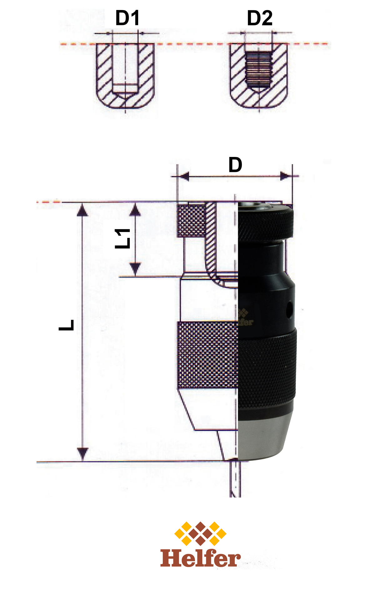Portabrocas automático 1-10