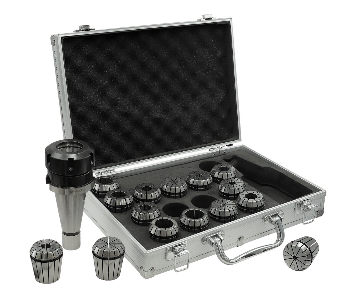 Juego de porta pinzas DIN2080 ISO40