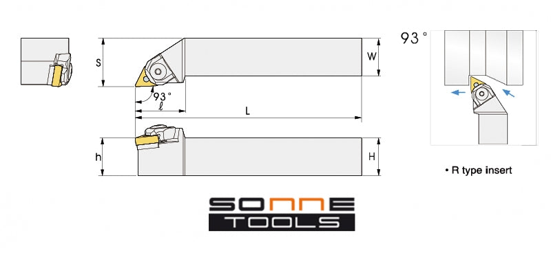 Portaplacas de torneado WTJNR-1616K16 (DUPLICADO 140733)